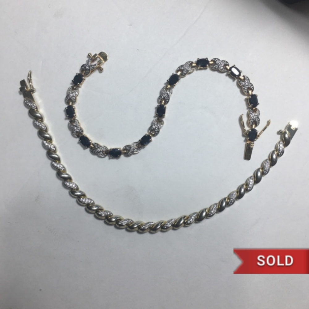 ❌SOLD❌ 14K & 18K Tennis Bracelets
